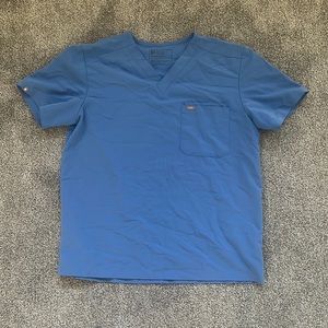 Figs Men Ceil Blue Top Size Large